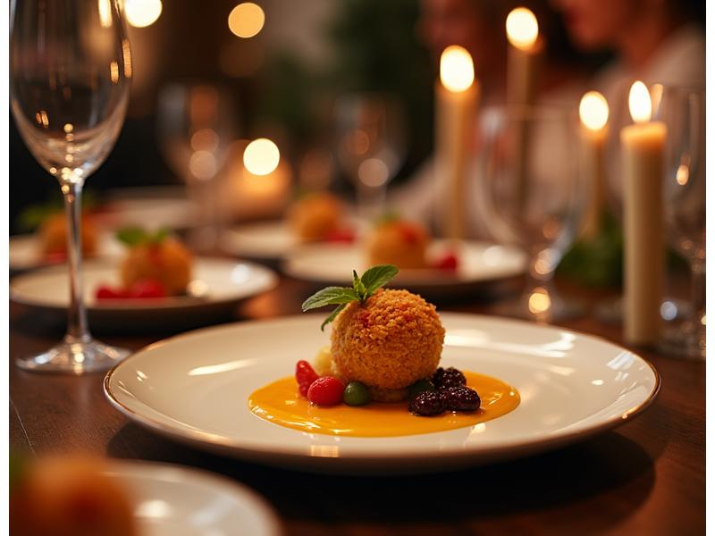 Fête d'anniversaire privée avec un chef préparant des plats